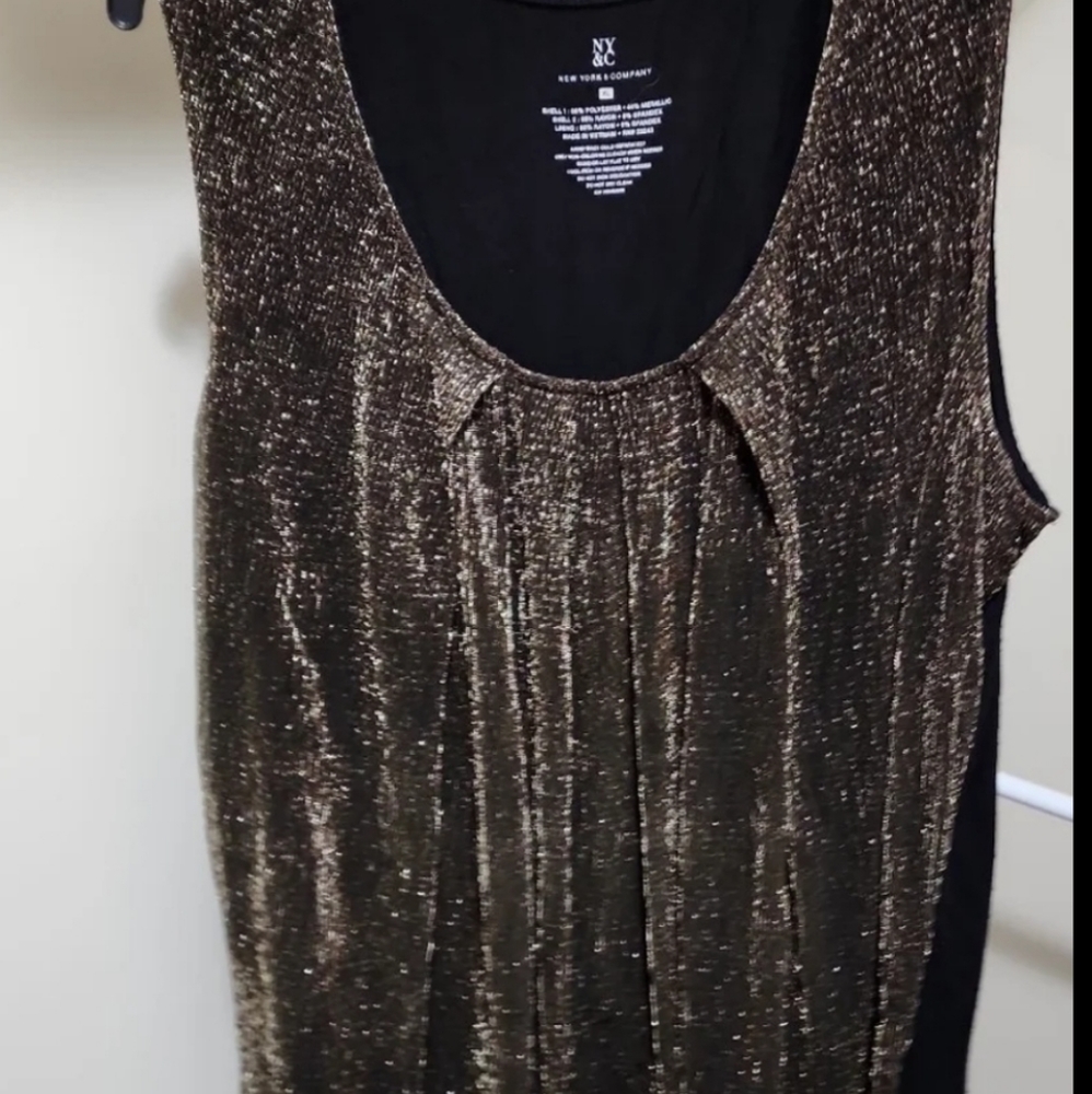 NY&C shiny gold/bronze